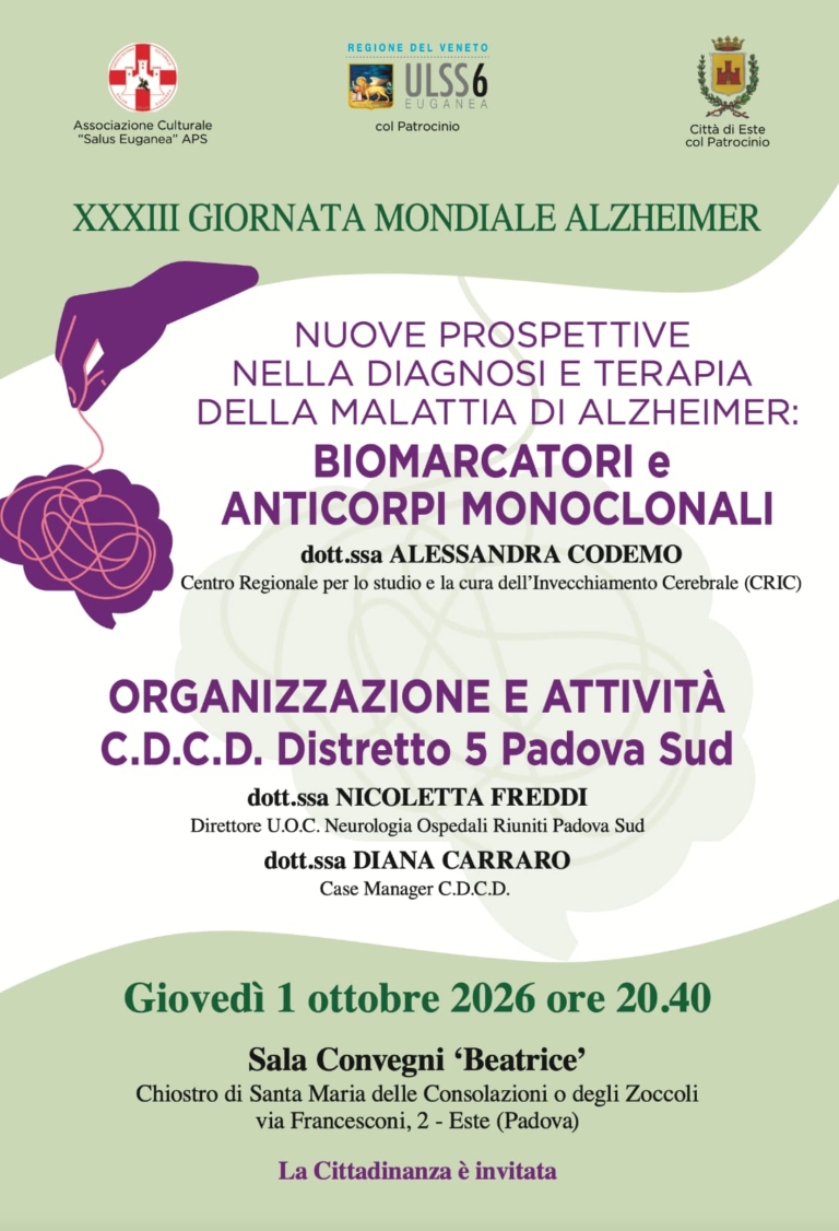 XXXIII GIORNATA MONDIALE ALZHEIMER
